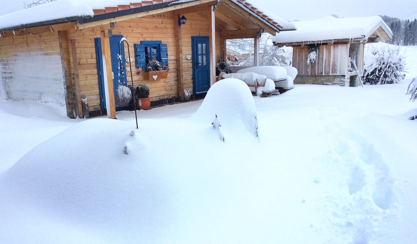 Winterromantik auf dem bayerischen Land