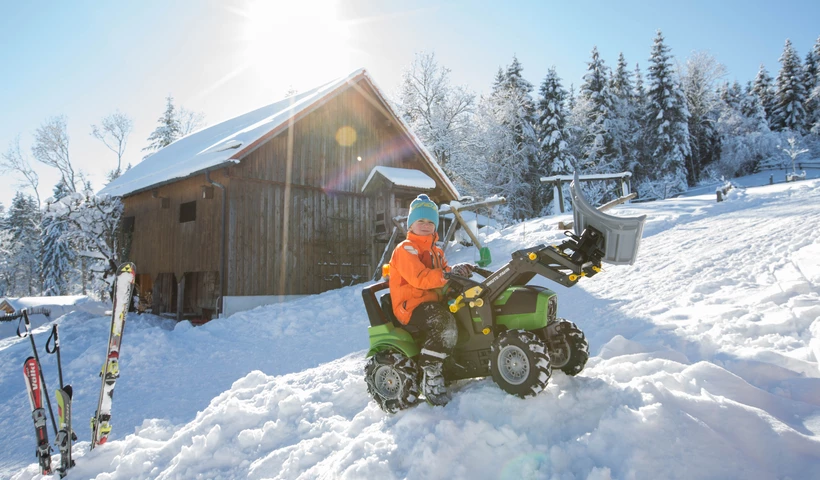 Vier gewinnt, oder: Winter in weiß-blau