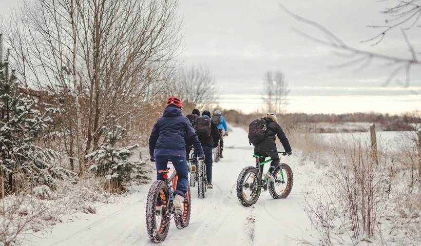 Winterliche Aktivitäten in Estland