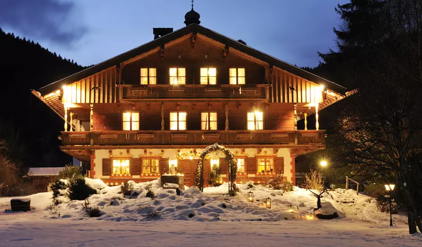 Winterromantik auf dem bayerischen Land